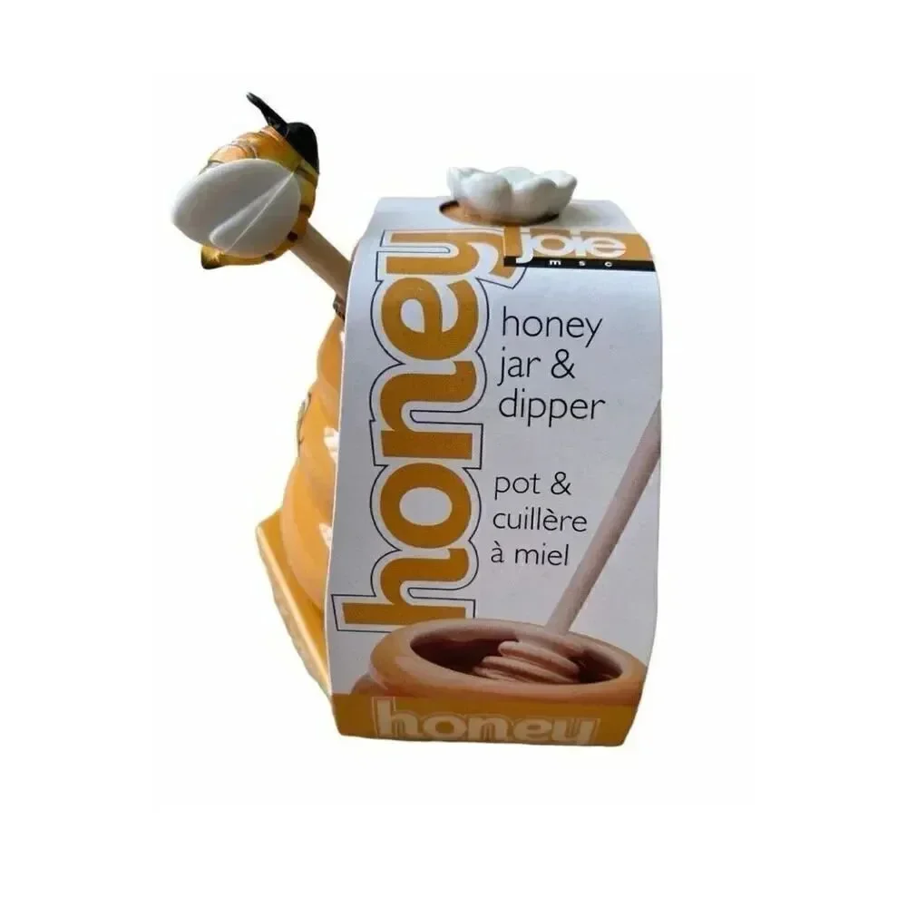 Joie Honey Jar  & Ceramic Bee Stir and Honey Jar  BPA Free